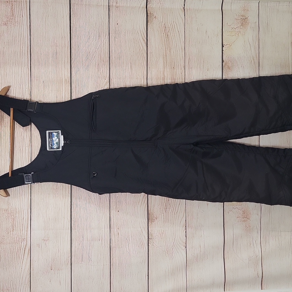 Black Ski Bib Snow Pants